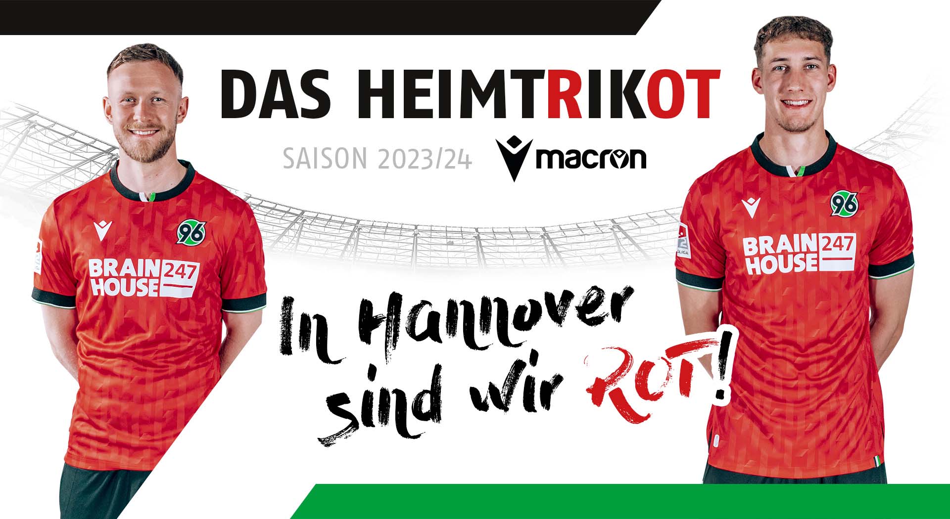 A geometric design and an anti-racism message on the new Home shirts of Hannover 96